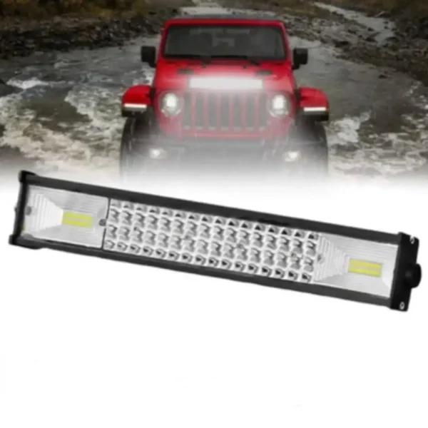 132 LED White 31 Inch Mercury Night Fog Lamp Light 120 Watt Universal for Car Waterproof | (1 Pc) | JUSTMOD