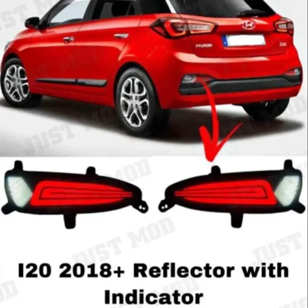 Just Mod Hyundai i20 Elite Reflector Light – Premium 4 Function Waterproof LED Indicator (2018)