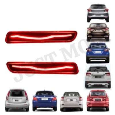 JUST MOD Suzuki Reflector Matrix – Premium Type E Waterproof LED with Running Indicator (Red)