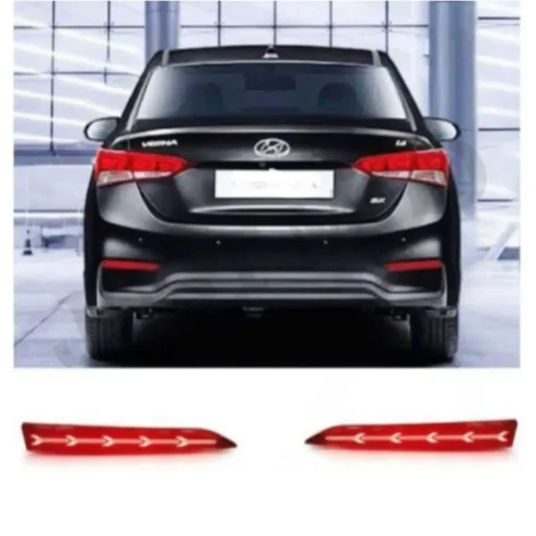 JUST MOD Verna Matrix Reflector – Premium 3 Matrix LED with Running Indicator Type C (2017–19)