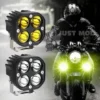 4X4 Lens 12V 40W Fog Light Dual Colour White/Yellow Light