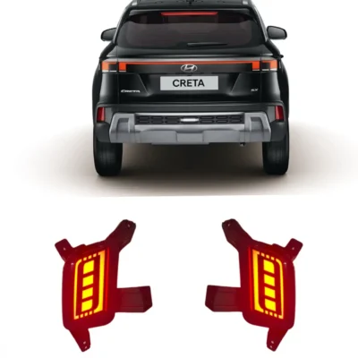 JUST MOD Creta Matrix Reflector Light – Premium LED Type B with Scan Running Indicator (2024+ Model)