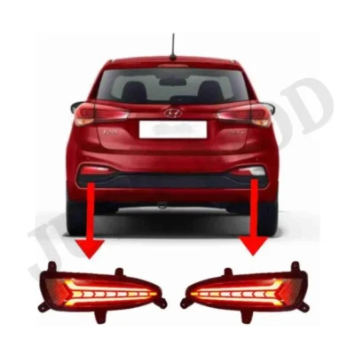 JUST MOD i20 Elite Matrix Reflector Light – Premium 4 Function LED Type 2 with Brake, Indicator & Reverse Light (2018)