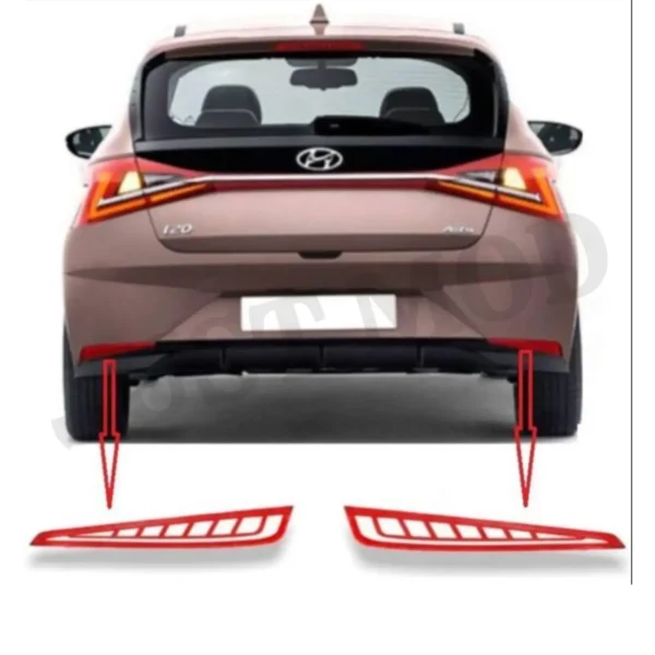 JUST MOD i20 Matrix Reflector Light – Premium 3 Wire LED Type A with Running Indicator (2020+ Model)