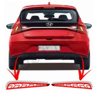 JUST MOD i20 Matrix Reflector Light – Premium 3 Wire LED Type B with Running Indicator (2020+ Model)