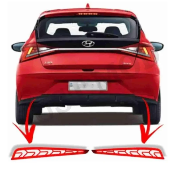 JUST MOD i20 Matrix Reflector Light – Premium 3 Wire LED Type B with Running Indicator (2020+ Model)