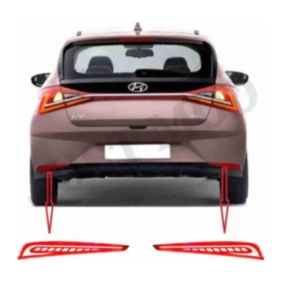 JUST MOD i20 Matrix Reflector Light – Premium 3 Function LED Type E with Running Indicator (2020+ Model)