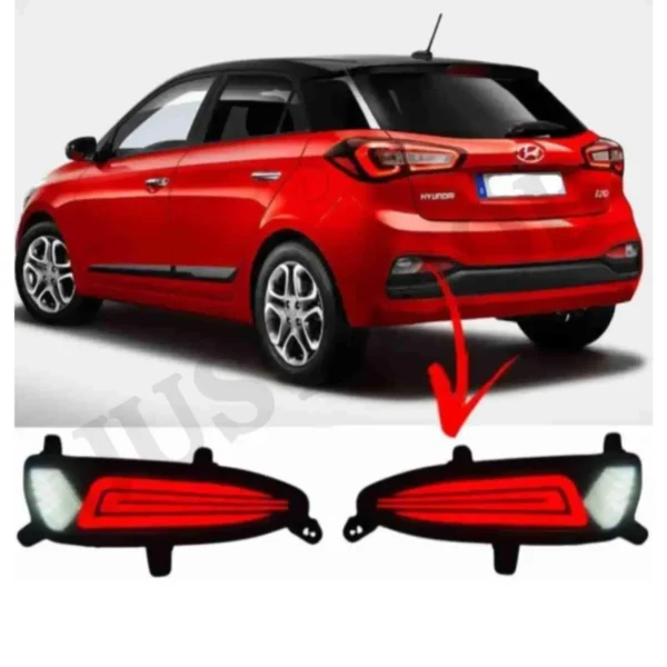 JUST MOD i20 Elite Matrix Reflector Light – Premium 4 Function LED Type 3 with Brake, Indicator & Reverse Light (2018)