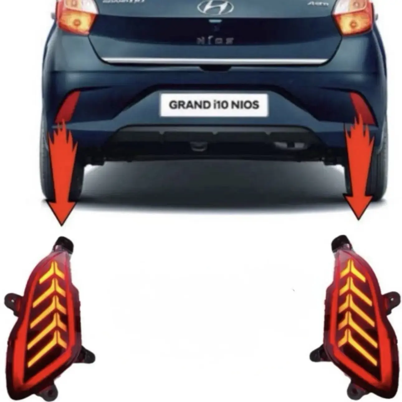 Grand i10 Nios Matrix Reflector Light