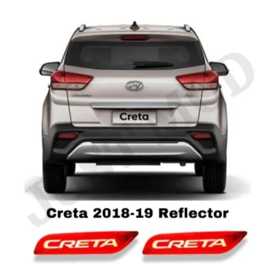 JUST MOD Creta Rear Reflector Light – Premium Alpha 2 Function LED for Hyundai Creta 2018+ (Red)