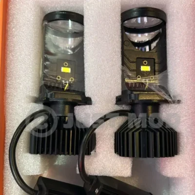 Y6 H4 Lens Hi/Low 9000LM 6500K 120W Automotive Headlight LED Bulbs | Cool White Light | 1 Set | JUSTMOD