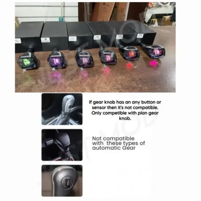 Toyota LED Gear Shift Knob – Premium Illuminated Multicolour Gear Knob (1 Piece) - Image 2