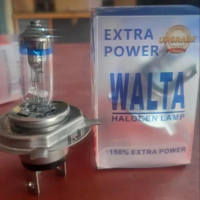 Walta 12V H4 130/100W Halogen Bulb – +150% Extra Power Clear Light (Set of Two)