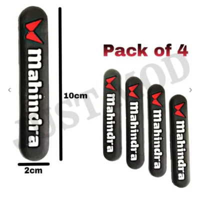 Mahindra Rubber Door Guards – Premium Flexible Black Door Protectors (4 Pcs)