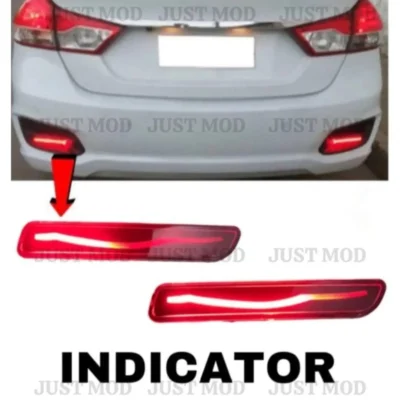 JUST MOD Suzuki Reflector Matrix – Premium Type E Waterproof LED with Running Indicator (Red)