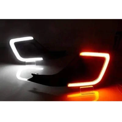 Swift 2018+ Car Front Fog Lamp LED Daytime Running Indicator DRL Type-C | (Pack of 2) | JUSTMOD