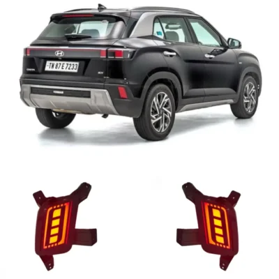 JUST MOD Creta Matrix Reflector Light – Premium LED Type B with Scan Running Indicator (2024+ Model)