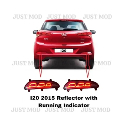 JUST MOD i20 Matrix Reflector Light – Premium 4 Function LED Type B with Brake, Indicator & Reverse Light (2015 Model)