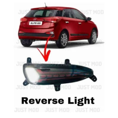 JUST MOD i20 Elite Matrix Reflector Light – Premium 4 Function LED Type 2 with Brake, Indicator & Reverse Light (2018)