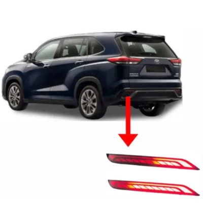 Just Mod Innova Hycross Matrix Reflector Light – Premium LED Type A with Running Indicator (2023+ Model, Red)