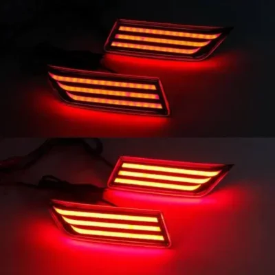 JUST MOD Nexon Matrix Reflector Light – Premium Type B LED with Running Indicator (Compatible with Tata Nexon 2017, 2Pcs.)