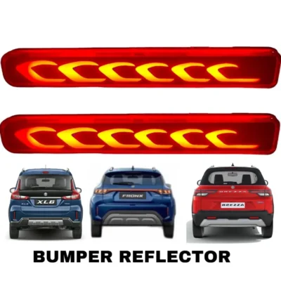 Creta 2020 Rear Bumper Reflector – Premium OEM Both Side Reflector with Bulb (Pack of 2)
