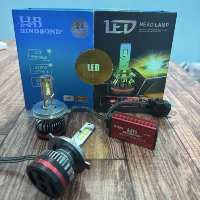 Hindbond Genuine 270W H4 6500K Hi/Low 27000LM LED Automotive Headlight Bulbs Auto Conversion Driving Lamp | JUSTMOD
