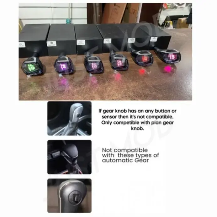 Tata LED Gear Shift Knob – Premium Illuminated Multicolour Gear Knob (1 Piece) - Image 2
