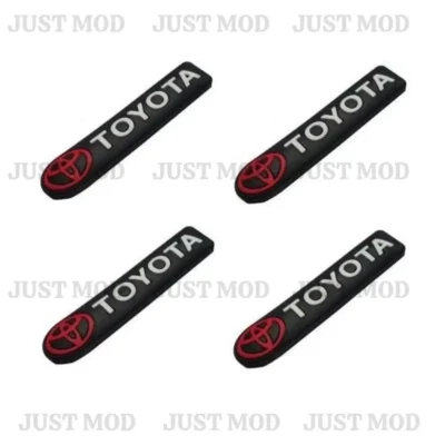 Toyota Rubber Door Guards – Premium Flexible Black Door Protectors (4 Pcs)