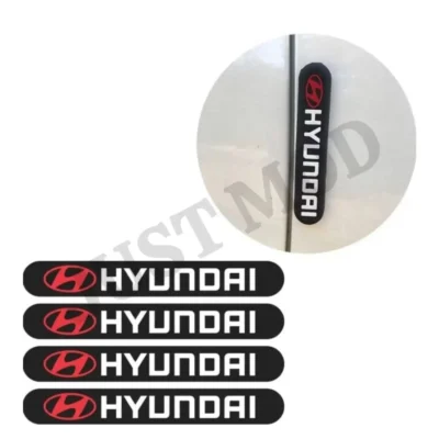 Hyundai Rubber Door Guards – Premium Flexible Black Door Protectors (4 Pcs)