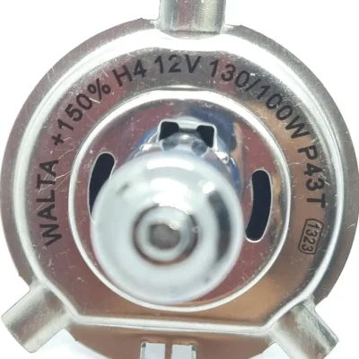 Walta 12V H4 130/100W Halogen Bulb – +150% Extra Power Clear Light (Set of Two)