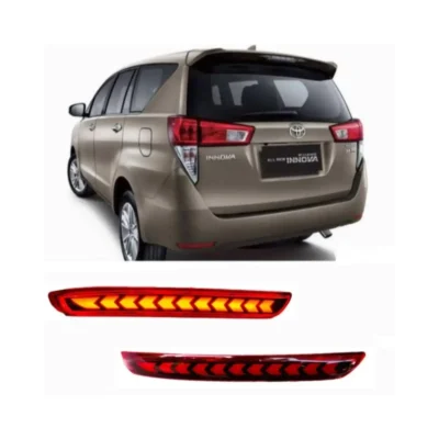 Just Mod Innova Crysta Matrix Reflector Light – Premium 3 Function Type C Red Indicator