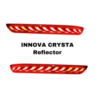 Just Mod Innova Crysta Matrix Reflector Light – Premium Type A 3 Function Red Indicator (2016–19)