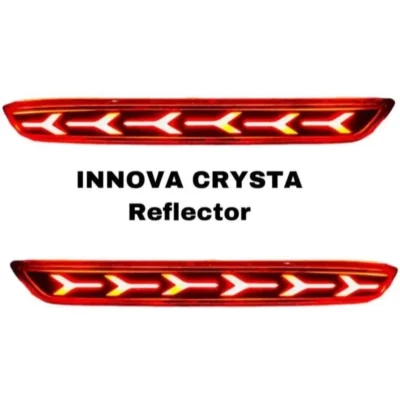 Just Mod Innova Crysta Reflector Light Type D – Premium LED Red Rear Light with Running Indicator (2016–19)