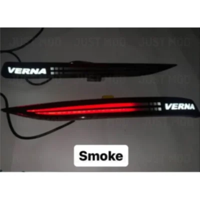 JUST MOD Verna 3 Function Reflector – Premium Smoke Scan Type LED Light with Indicator (2020–22)