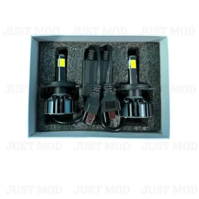 85 Watt H4 LED White Light for Car & Bike Headlight 6500K with Heat Fan Full Metal