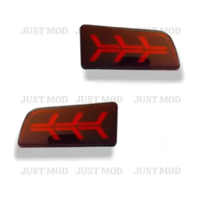 JUST MOD Scorpio Reflector Light – Premium 2 Function Non-Matrix LED Type A Rear Bumper Light (1 Set)