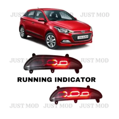 JUST MOD i20 Matrix Reflector Light – Premium 4 Function LED Type B with Brake, Indicator & Reverse Light (2015 Model)