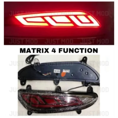 JUST MOD i20 Matrix Reflector Light – Premium 4 Function LED with Brake, Indicator & Reverse Light (2015 Model)