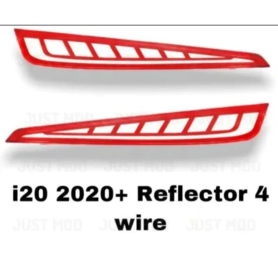 JUST MOD i20 Matrix Reflector Light – Premium 3 Wire LED Type A with Running Indicator (2020+ Model)