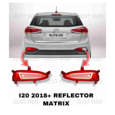 JUST MOD i20 Elite Matrix Reflector Light – Premium 4 Function LED Type 3 with Brake, Indicator & Reverse Light (2018)