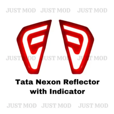JUST MOD Nexon Matrix Reflector Light – Premium Type B LED with Scan + Running Indicator Compatible with Tata Nexon 2021 (2 Pcs)