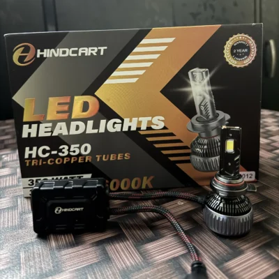 Hindcart 350W 9012 LED Headlight Bulbs – Ultra Bright 6000K 35000LM Lights | Pack of 2