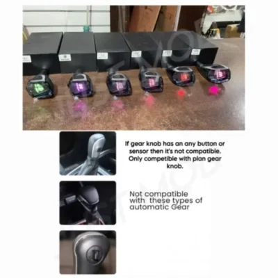 Ford LED Gear Shift Knob – Premium Illuminated Multicolour Gear Knob (1 Piece)