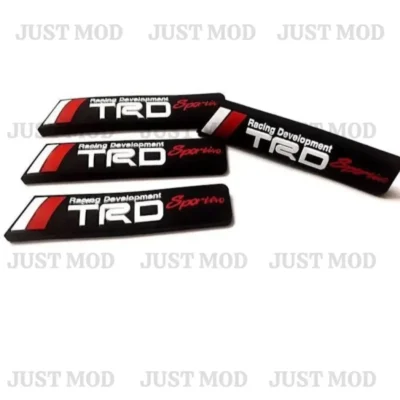 TRD Rubber Door Guards – Premium Flexible Black Door Protectors (4 Pcs)