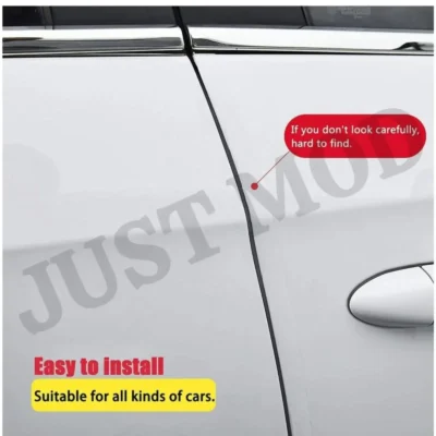 Mahindra Rubber Door Guards – Premium Flexible Black Door Protectors (4 Pcs)