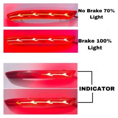 Just Mod Innova Crysta LED Matrix Reflector Light – Premium Red Running Indicator (2016–19) | JUSTMOD