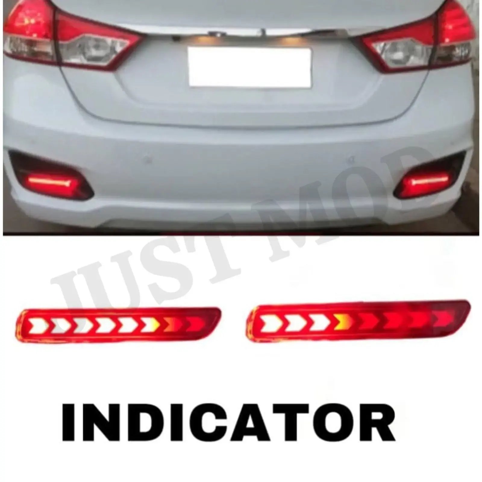JUST MOD Maruti Suzuki Reflector Matrix – Premium Type C Waterproof LED with Running Indicator - Image 3