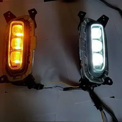 Kia Seltos 2021 Ice Cube LED Fog Lamp with Indicator | (All Models – 1 Set) | JUSTMOD