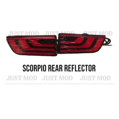 JUST MOD Scorpio Reflector Light – Premium 2 Function Non-Matrix LED Rear Bumper Light (1 Set)